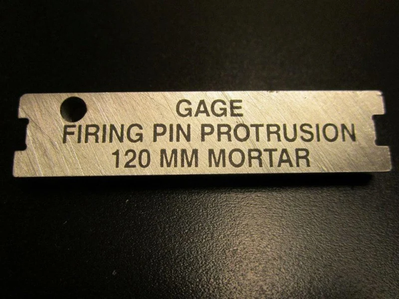 Gravação a laser em metal